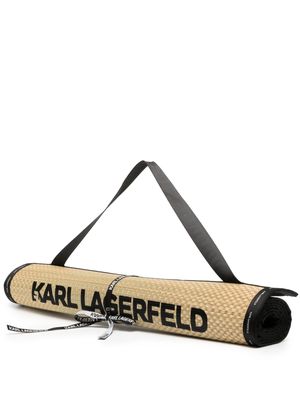 Karl Lagerfeld K Essential beach mat - Black
