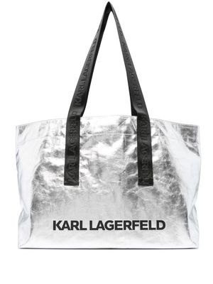 Karl Lagerfeld K/Essential tote bag - Silver