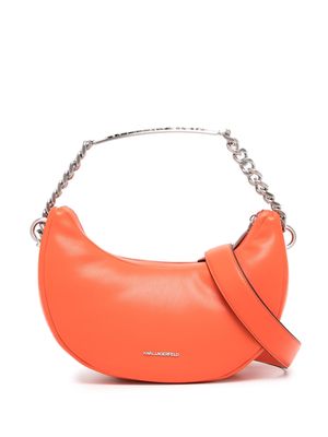Karl Lagerfeld K/Id leather shoulder bag - Orange