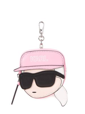 Karl Lagerfeld K/Ikonik 2.0 leather purse - Pink