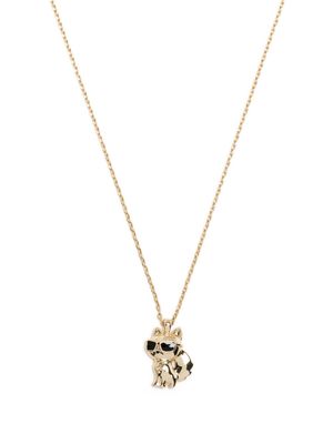 Karl Lagerfeld K/IkoniK Choupette charm necklace - Gold