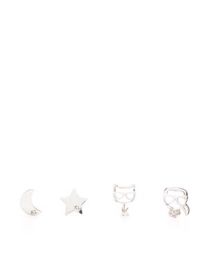 Karl Lagerfeld K/Ikonik earrings set - Silver