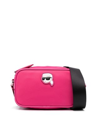 Karl Lagerfeld K/Ikonik zip-fastening camera bag - Pink