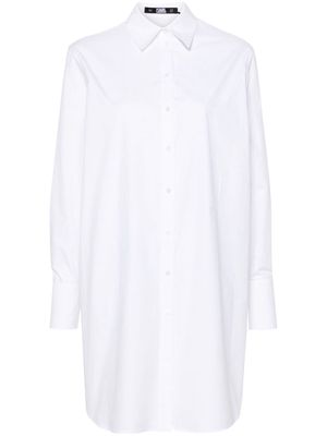 Karl Lagerfeld K/LNY Ikonik shirtdress - White