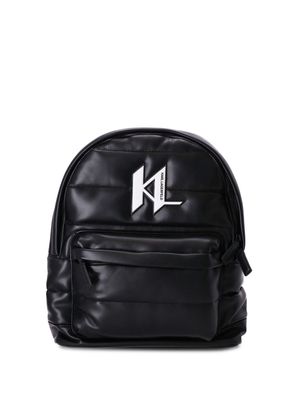 Karl Lagerfeld K/Monogram puffer backpack - Black