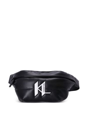 Karl Lagerfeld K/Monogram puffer belt bag - Black