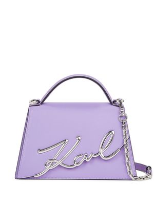 Karl Lagerfeld K/Signature 2.0 crossbody bag - Purple