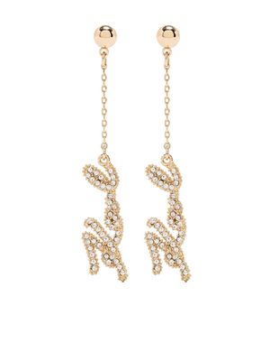 Karl Lagerfeld K Signature drop earrings - Gold