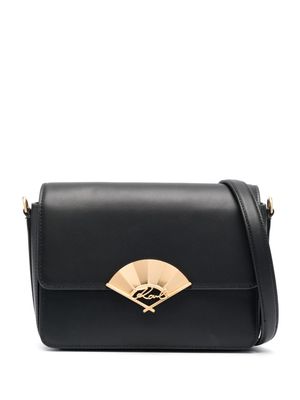 Karl Lagerfeld K/Signature Fan crossbody bag - Black