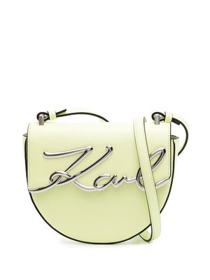 Karl Lagerfeld K/Signature saddle bag - Green
