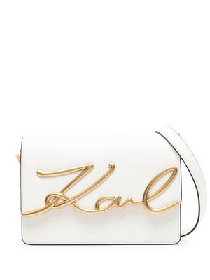 Karl Lagerfeld K/Signature shoulder bag - White