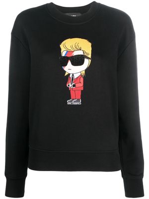 Karl Lagerfeld K/Superstars organic cotton sweatshirt - Black