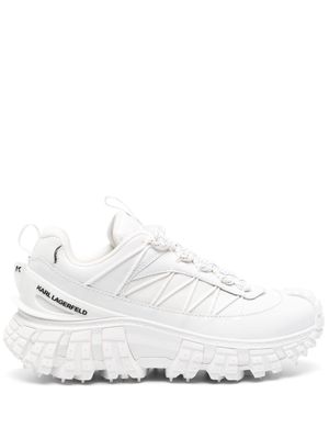 Karl Lagerfeld K/TRAIL leather sneakers - White