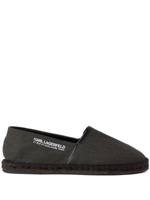 Karl Lagerfeld Kamino Locator espadrilles - Black