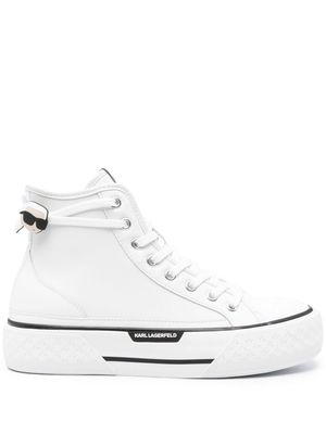 Karl Lagerfeld Kampus Max III high-top sneakers - White