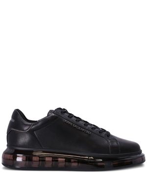 Karl Lagerfeld Kapri leather sneakers - Black