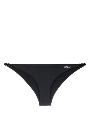 Karl Lagerfeld Karl DNA chain-link bikini bottoms - Black