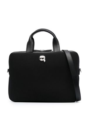 Karl Lagerfeld Karl-icon laptop bag - Black