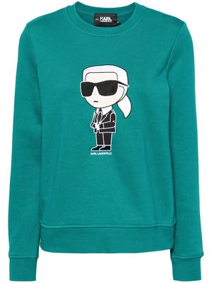 Karl Lagerfeld Karl Ikonik cotton sweatshirt - Green