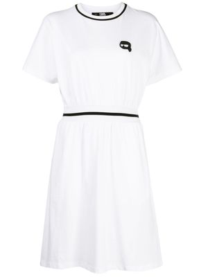 Karl Lagerfeld Karl-print T-shirt dress - White