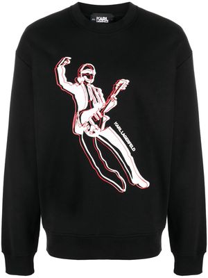 Karl Lagerfeld Karl Rocks graphic-print sweatshirt - Black