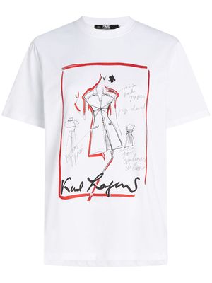 Karl Lagerfeld Karl Series graphic-print T-shirt - White