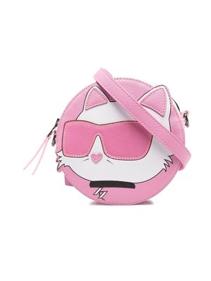 Karl Lagerfeld Kids Choupette Round handbag - Pink