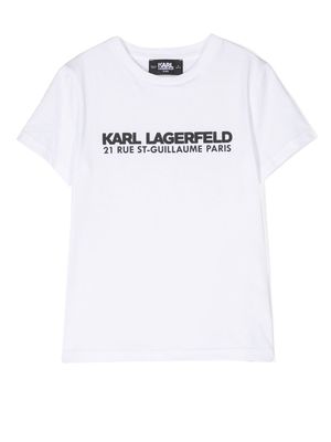 Karl Lagerfeld Kids Rue St-Guillaume T-shirt - White