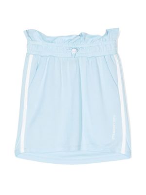 Karl Lagerfeld Kids side-stripe elasticated-waist skirt - Blue