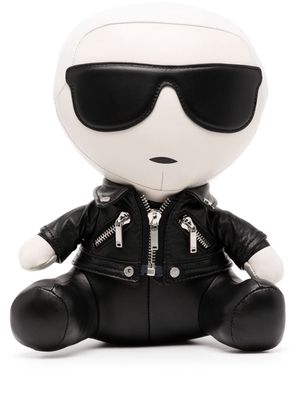 Karl Lagerfeld Kikonik 2 leather statue - Black