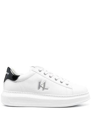 Karl Lagerfeld KL signature low-top sneakers - White