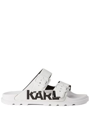 Karl Lagerfeld Kondo Tred double-strap sandals - White