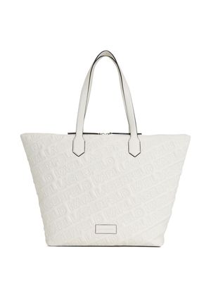 Karl Lagerfeld large Essential Kuilt tote bag - White