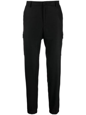 Karl Lagerfeld Leisure cargo-pockets tapered trousers - Black