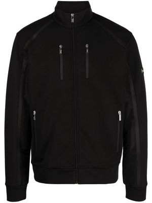 Karl Lagerfeld logo-appliqué panelled jacket - Black