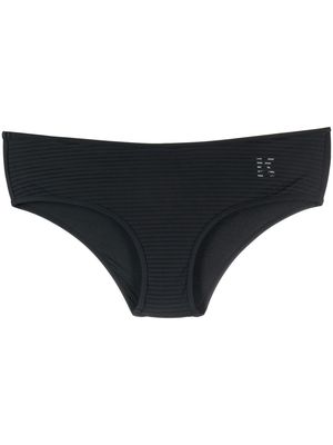 Karl Lagerfeld logo-print bikini brief - Black