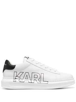 Karl Lagerfeld logo-print chunky sneakers - White