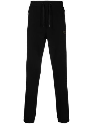 Karl Lagerfeld logo-print jersey track pants - Black