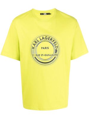 Karl Lagerfeld logo-print organic cotton T-shirt - Green