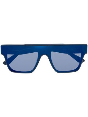 Karl Lagerfeld logo-print square-frame sunglasses - Blue