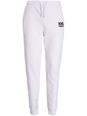 Karl Lagerfeld logo-print track pants - 10