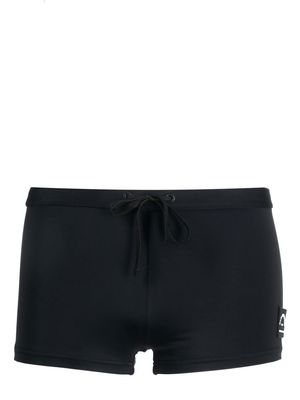 Karl Lagerfeld logo-print trunks - Black