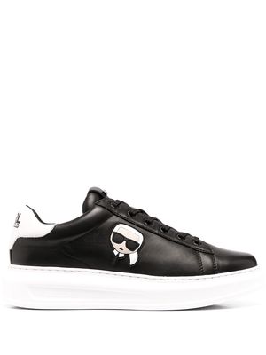 Karl Lagerfeld low-top logo sneakers - Black