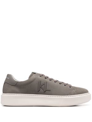 Karl Lagerfeld Maxi Kup monogram sneakers - Grey