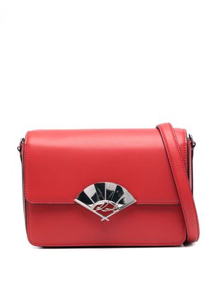 Karl Lagerfeld medium K/Signature Fan bag - Red