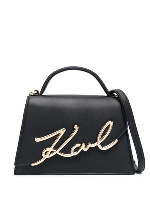 Karl Lagerfeld medium K/Signature tote bag - Black