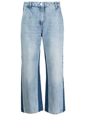 Karl Lagerfeld mid-rise cropped-leg jeans - Blue