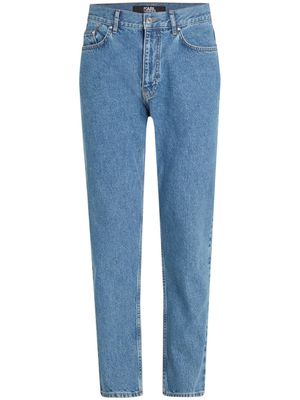 Karl Lagerfeld mid-rise tapered jeans - Blue