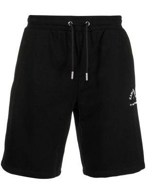 Karl Lagerfeld mid-rise track shorts - Black