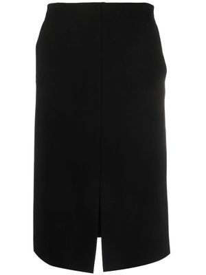 Karl Lagerfeld midi pencil skirt - Black